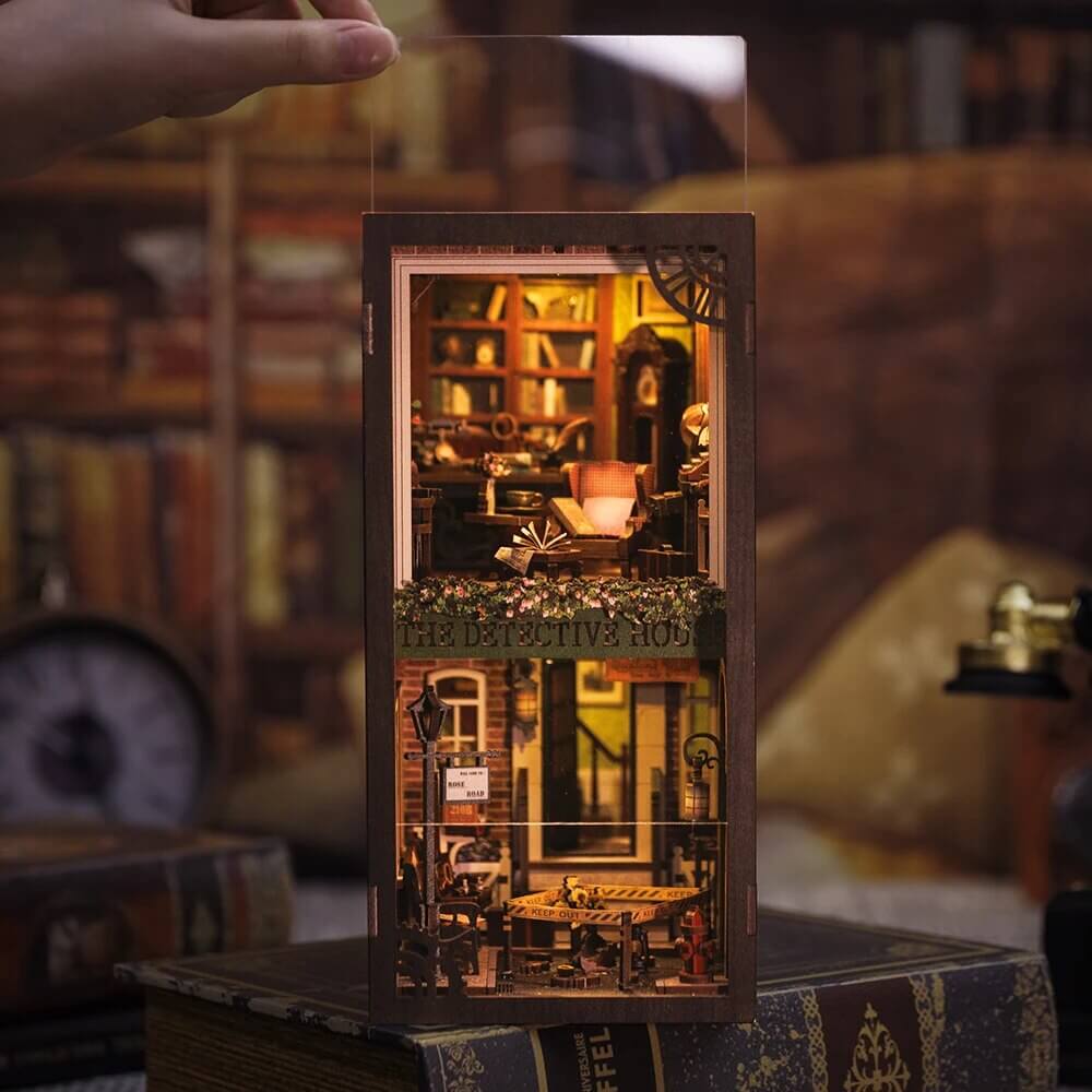 Detective Agency Book Nook Detective Book Shelf Insert Mystery