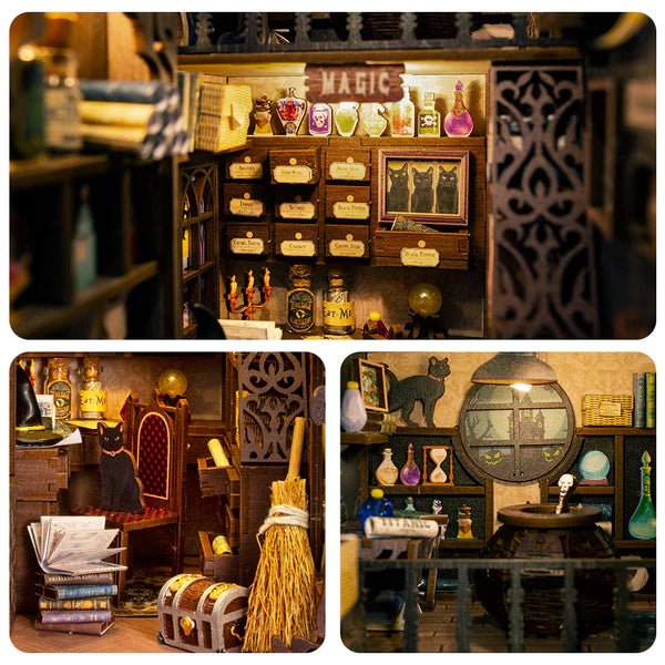 Harry Potter Potions Room Book Nook Kit Diy Magic Pharmacist Wizard Diorama